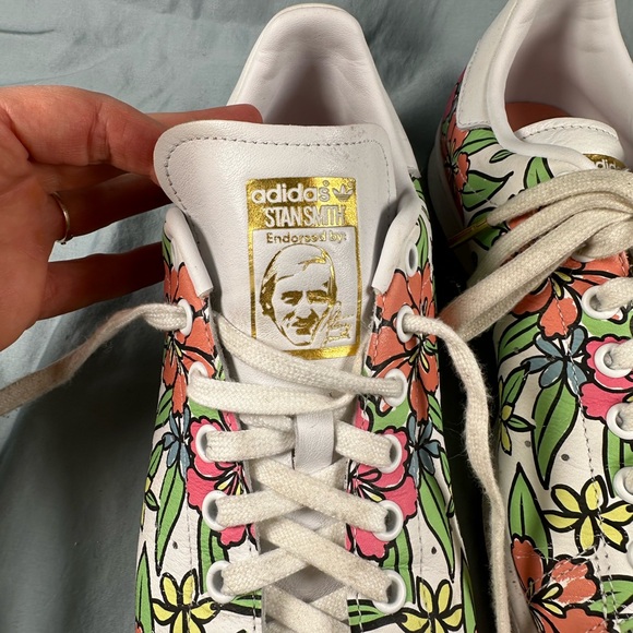 Adidas   Stan Smith Floral Sneakers - Picture 4 of 6